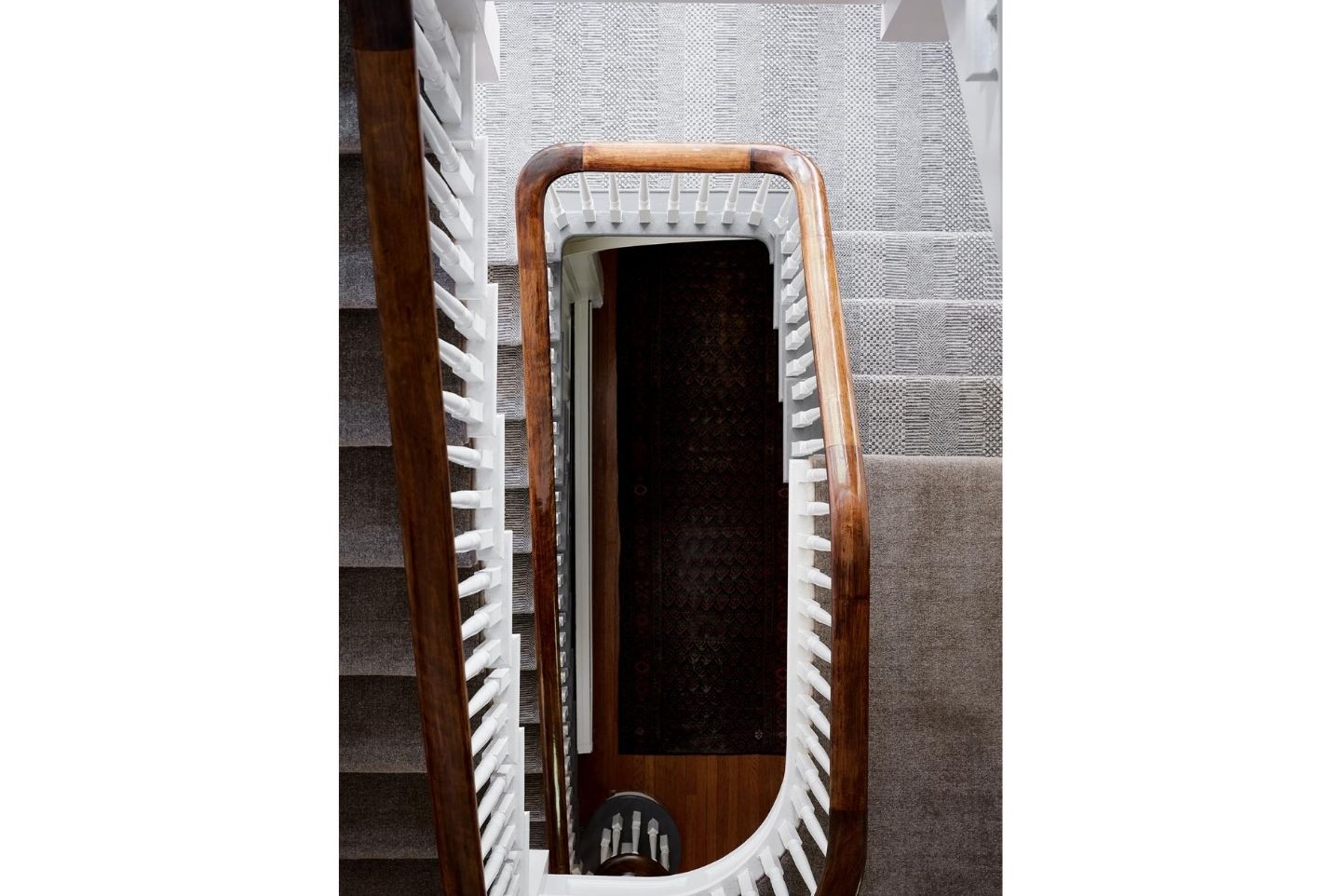 stairway with runner