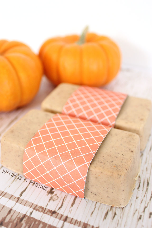 Pumpkin soap