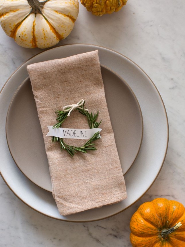rosemary place cards