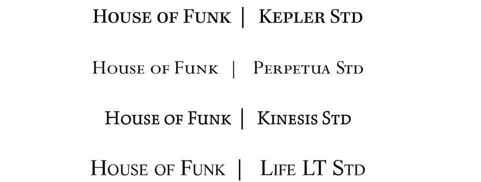 House of Funk fonts