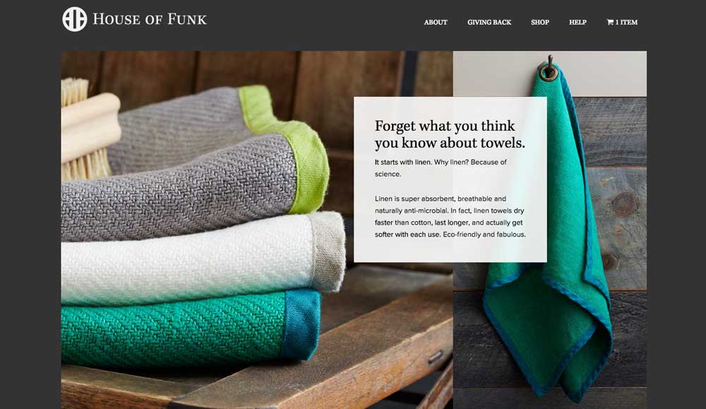 House of Funk Luxury Linen Towels