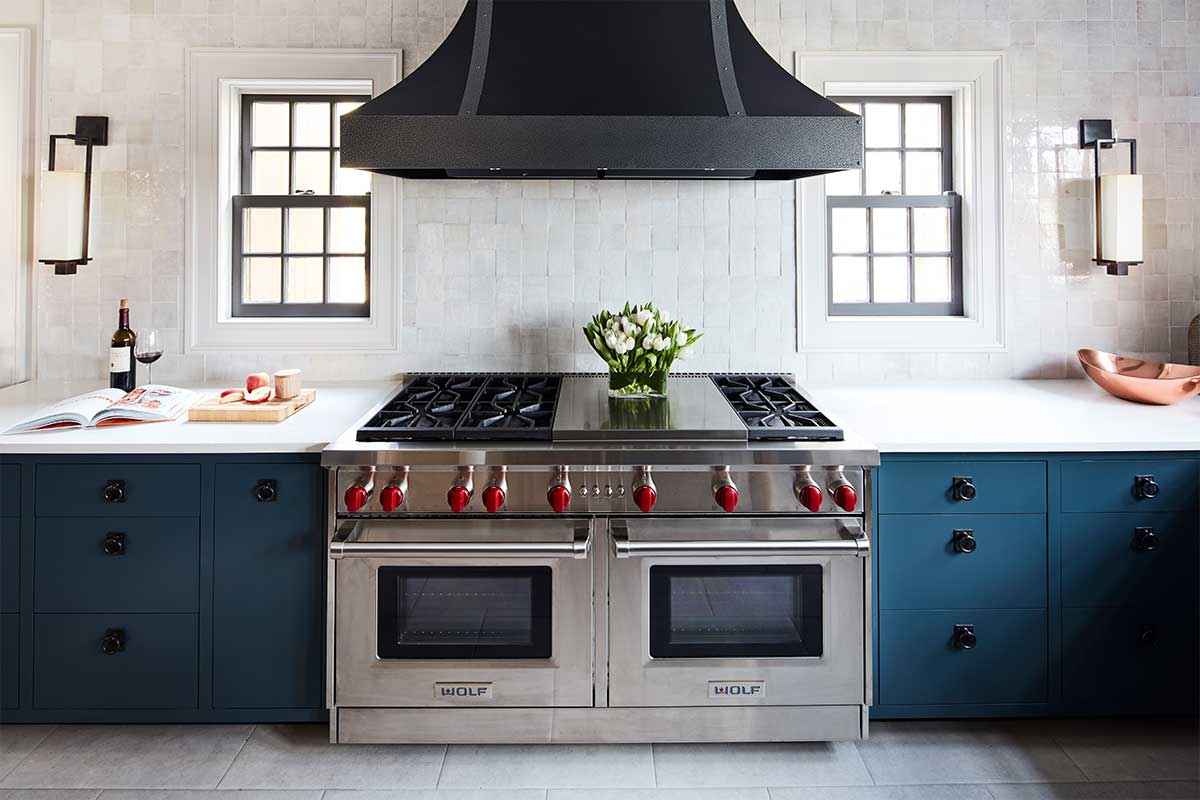 Blue-Cabinet-Kitchen-Stove