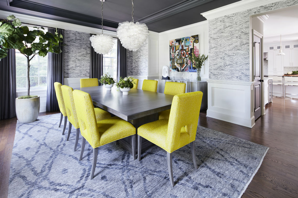 dining-room-table-yellow-chairs-house-of-funk
